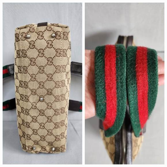 ✨️GUCCI GG Canvas Web Sherry Line Handbag - Picture 13 of 16